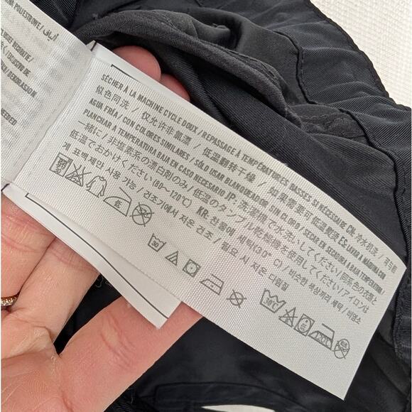 Abercrombie & Fitch Black A&F Nylon Parka Hooded Jacket, size S - Picture 8 of 9